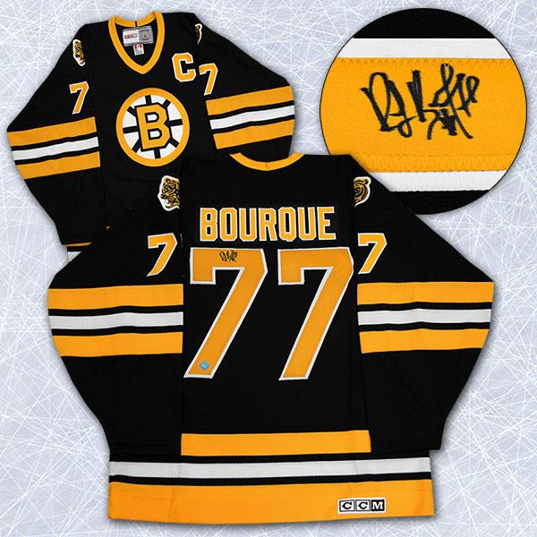 Ray Bourque Boston Bruins Autographed Black Adidas Authentic Jersey