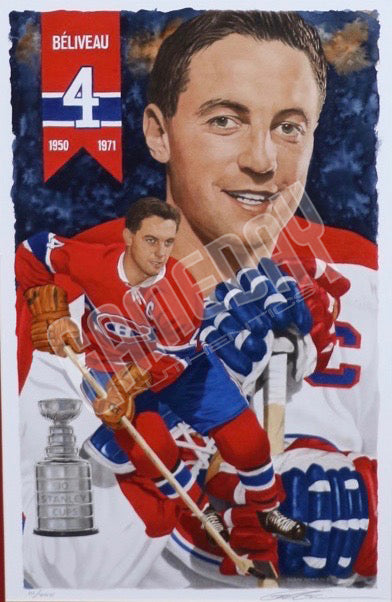 Jean Béliveau Print - Art of Glenn Green